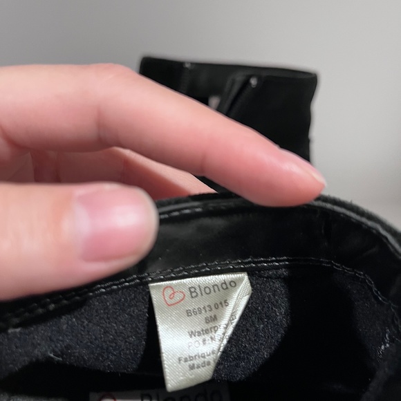 Blondo Black Ankle Boots - Picture 3 of 5